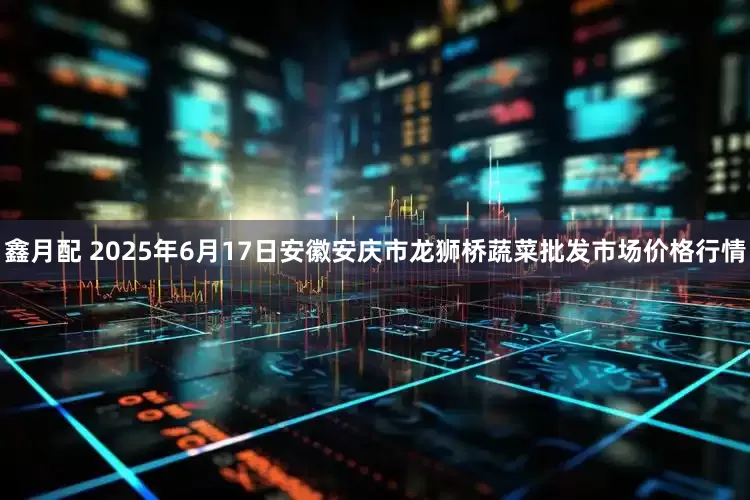 鑫月配 2025年6月17日安徽安庆市龙狮桥蔬菜批发市场价格行情